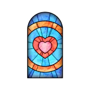 Stained glass was invented as early as 675 AD.