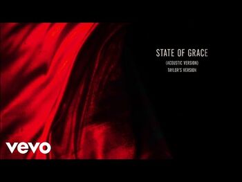 Taylor Swift - State Of Grace (Acoustic Version) (Taylor's Version) (Lyric Video)