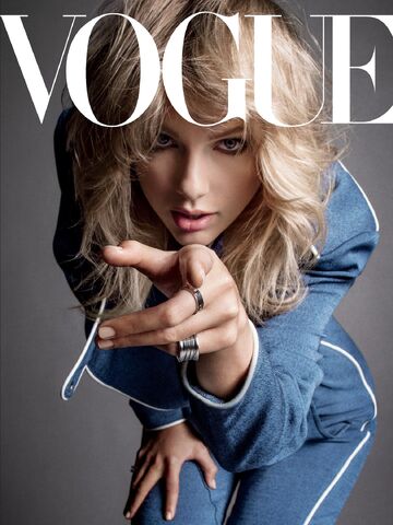 TaylorSwift vogue uk or us テイラースウィフト Taylor Swift wears vintage Chanel on Vogue cover to