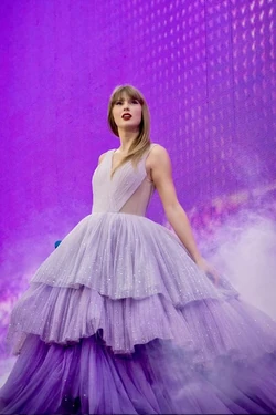 open lace back dress Purple Costume Sticker – Gracefully Made Art