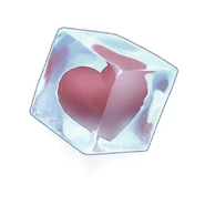 My love had been frozen...