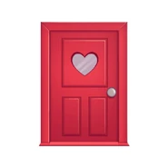 Love is knocking at the door.