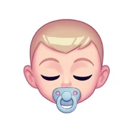 Sleeping like a baby.