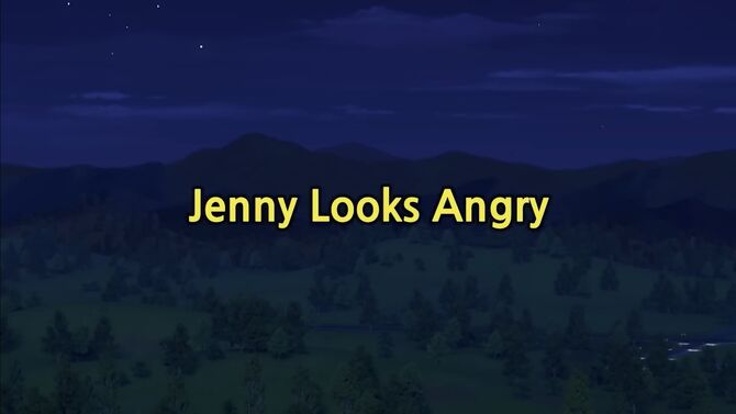 Jenny Looks Angry