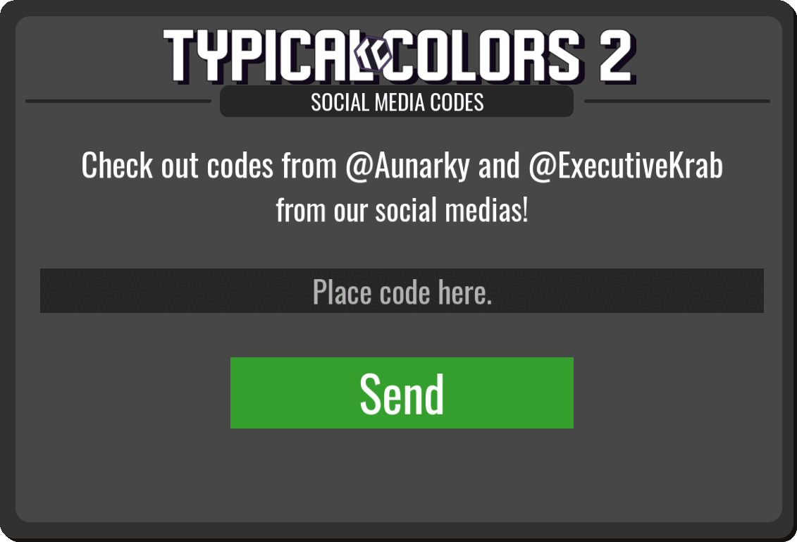 Codes, Typical Colors 2 Wiki