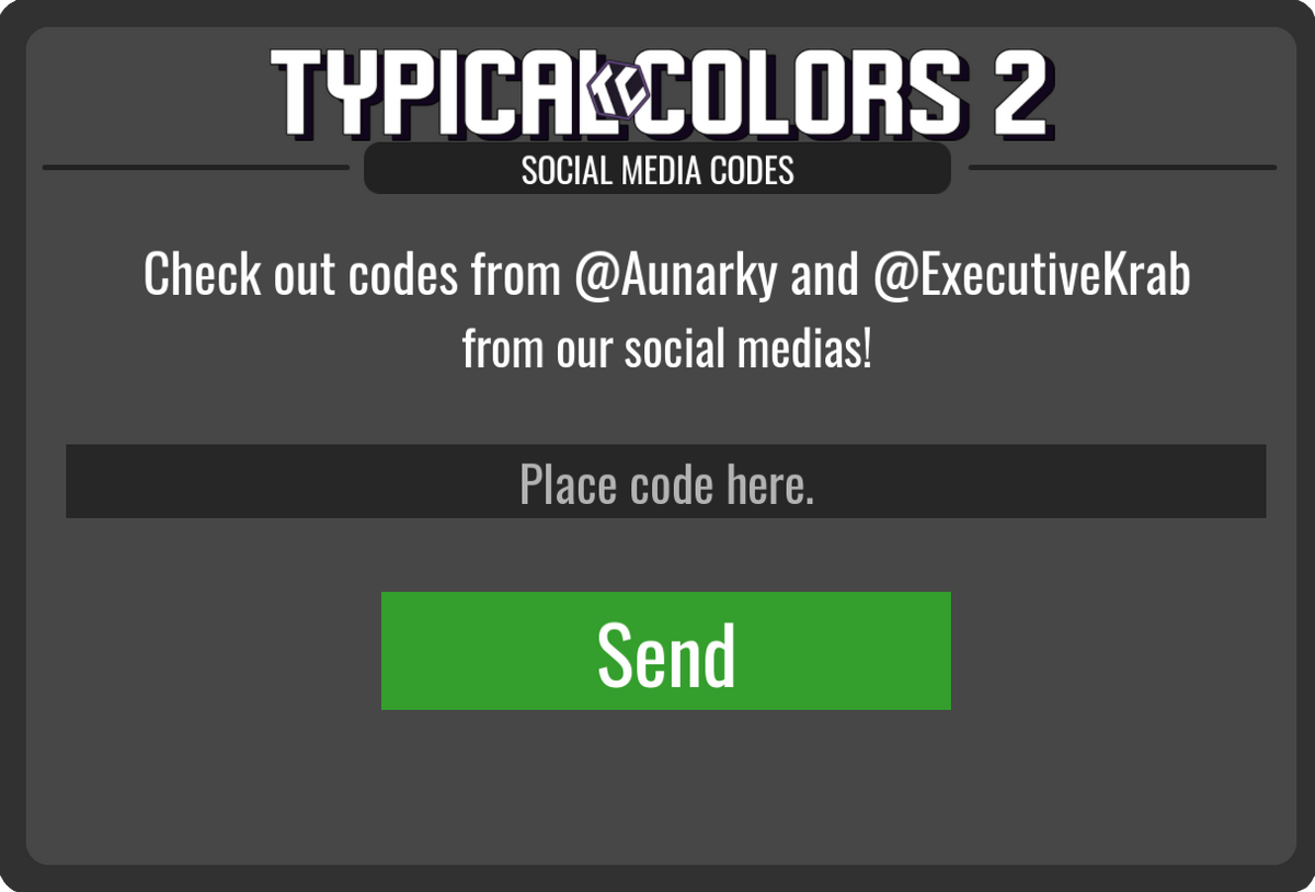 Codes Typical Colors 2 Wiki Fandom