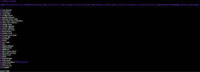 Old Angelfire Trade Post showcasing all the games I played before member cards were created