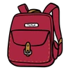 Red Kid Backpack