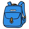 Blue Kid Backpack