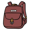 Brown Kid Backpack