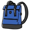 Blue Waterproof Backpack