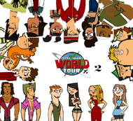 Total Drama World Tour characters Flashcards