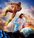 Macho man vs Jesus