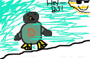 DJ the penguin by Benjiboy