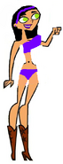 Samburger in her bikini when she goes to the pool with Nick and Chaz.