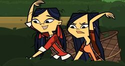 Ask AI: The story of Emma and Kitty from Total Drama Presents: The  Ridonculous Race gaining elastic powers from toxic waste., total drama  presents the ridonculous race 