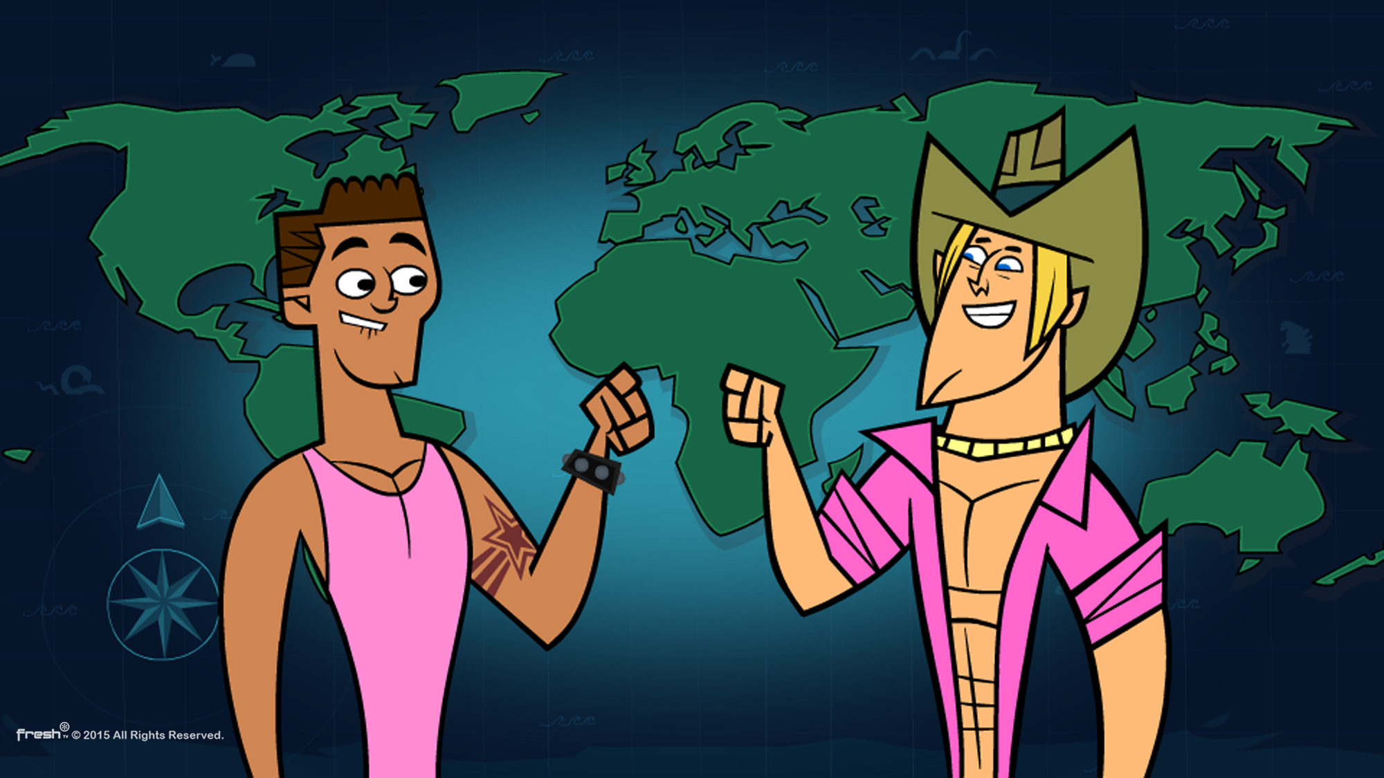 Total Drama Presents: The Ridonculous Race, Fresh TV Multiverse Wiki