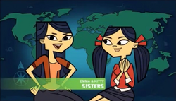 Ask AI: The story of Emma and Kitty from Total Drama Presents: The