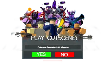 The 'Play Cutscene?' GUI from Telekinetic Mode
