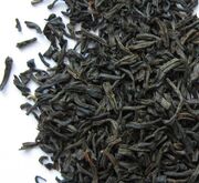 Black tea leaves