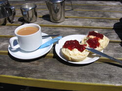 Cornish cream tea 2