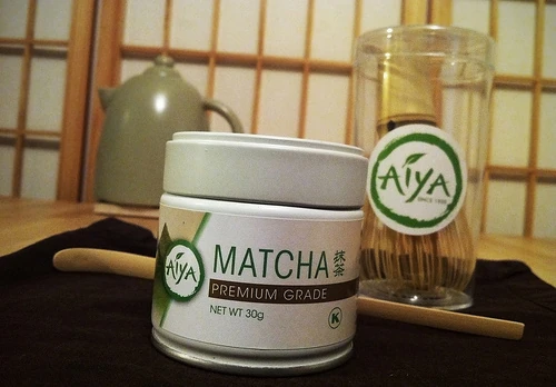 A matcha container