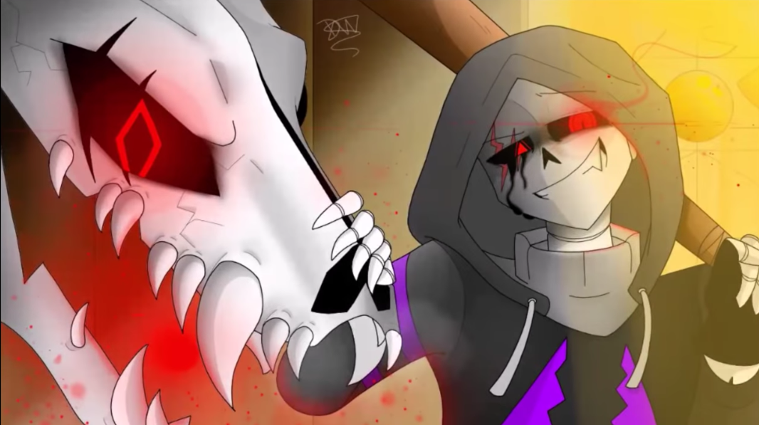 Sans Aus vs Nec [Animation] Final Undertale Animation 