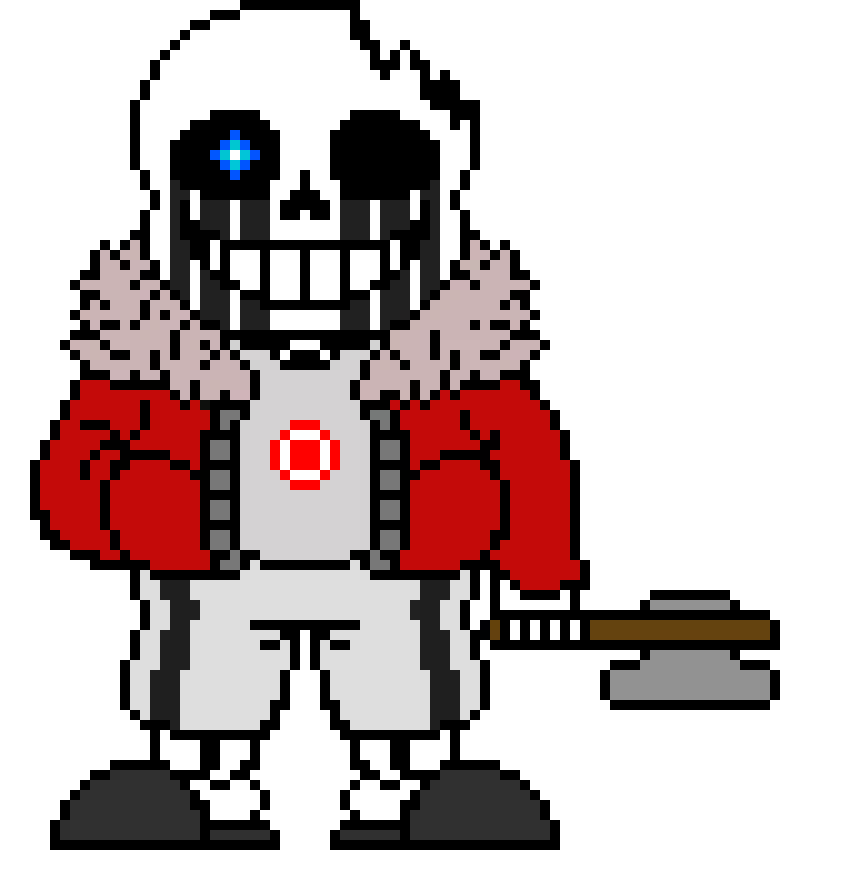 Well, This Image Was From Undertale - Insanity Sans Pixel Art, HD