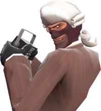 Spy with the Magistrate's Mullet TF2