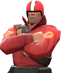 Soldier with the Human Cannonball TF2