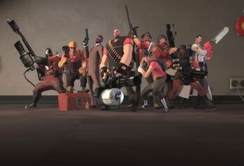 All the classes group photo TF2