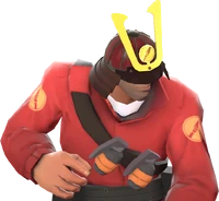 Soldier with the Killer's Kabuto TF2