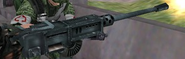 The M2 fixed machine gun.