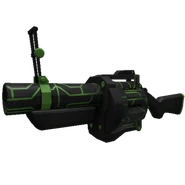 The Alien Tech war paint on a weapon(note:The Grenade Launcher is a example)