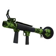 The Clover Camo'd war paint on a weapon(note:The Rocket Launcher is a example)