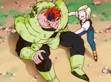 Android 18 helping Android 16