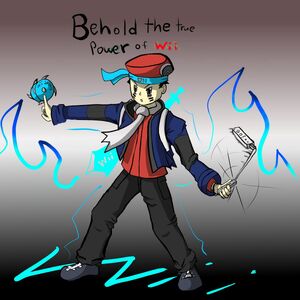RYFUBA harnessing the power of his Nintendo Wii TFS Team Four Star Pokemon Platinum NUZLOCKE