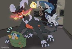 HUX Dagon Huxley Dungeons & Dragons TFSATTHETABLE Team Four Star TANTOR Pokemon Soul Silver NUZLOCKE redflamekitty