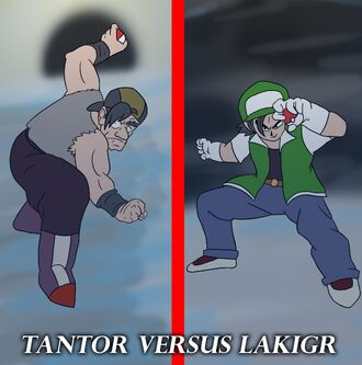 Tantor VS Lakigr TFS Dragon Ball Pokemon style