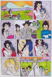 Raditz and Lunch wedding (by IsabellaFaleno )