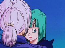 Bulma eyes Vegeta