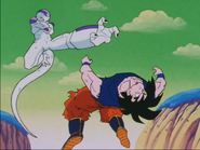 Freeza fighting Goku