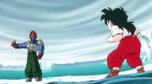 Gohan confronts Android 13