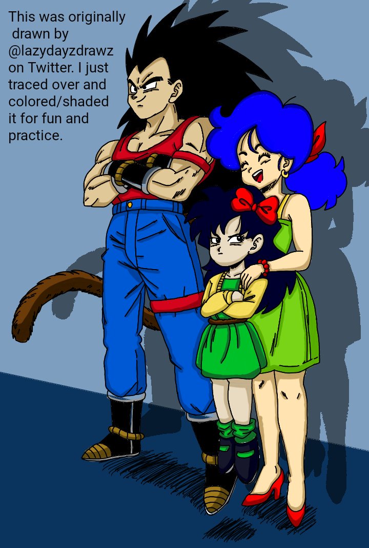Raditz SSJ4 Hope you guys like it :D!!! #Raditz #Nappa #ssj4