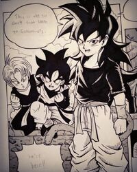 Ranch Goten and Trunks in manga comic form (by NexusMania) Raditz turned good Dragon Ball R&R Z Abridged MasakoX TFS Team Four Star