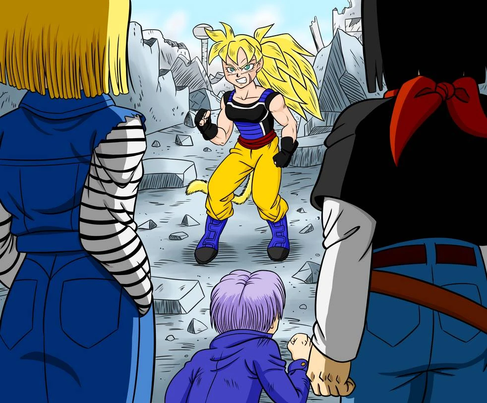 Martín Jario - Future Trunks transformation from DBZ