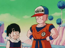 Gohan and Krillin arrive on Namek