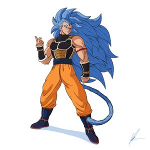 Mastered Super Saiyan Blue Raditz (by robo3687) Raditz turned good Dragon Ball R&R Z Abridged MasakoX TFS Team Four Star