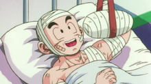 Krillin in the hospital