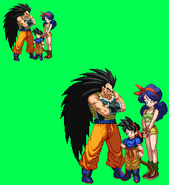 Raditz Lunch and Ranch sprites akin to Super Extreme Butoden (by sxgodzilla)